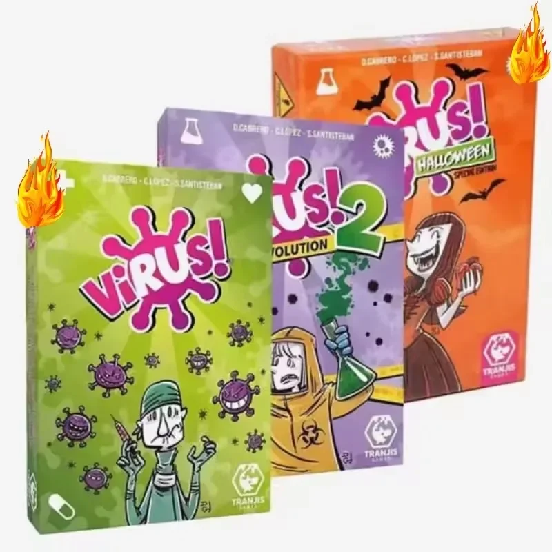 Board Game Strategi - 2026 ファミリーストラテジーカードゲームセット バイウスシリーズ 1&2 & ハロウィン