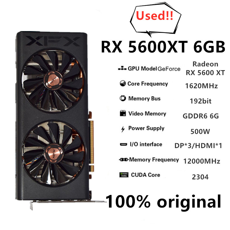 XFXオリジナル RX 5600XT 6G ゲーミンググラフ - Board Game Vr のレビューと価格