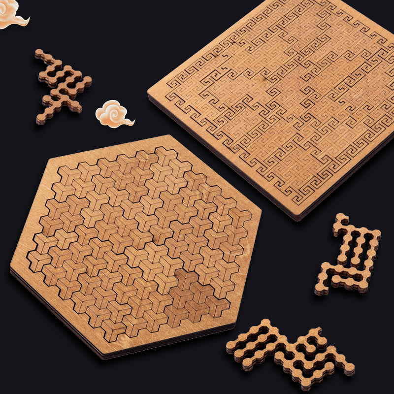 不可能な木製パズル 大人向け IQ パズル 不可能なジグソー - Board Game Ranking のレビューと価格