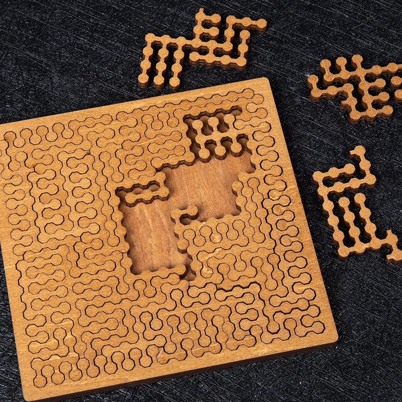 不可能な木製パズル 大人向け IQ パズル 不可能なジグソー - Board Game Ranking のレビューと価格