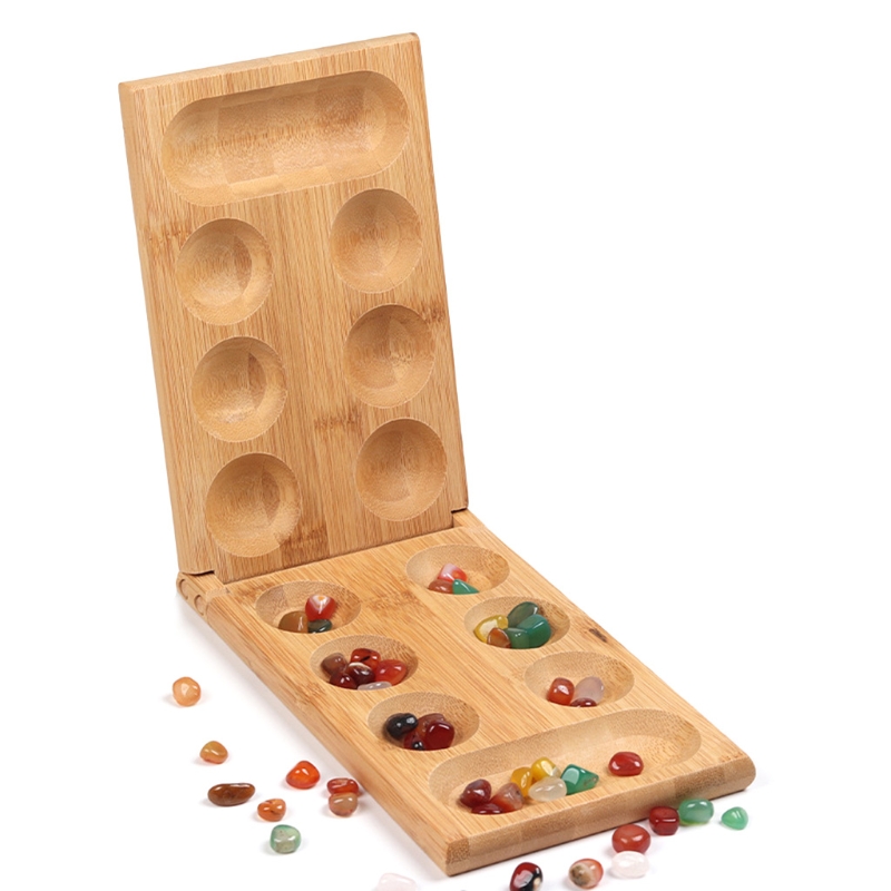 マダラ-カラフルな石、小石、折りたたみ式木製ボード、r9jd - Board Game Ranking のレビューと価格