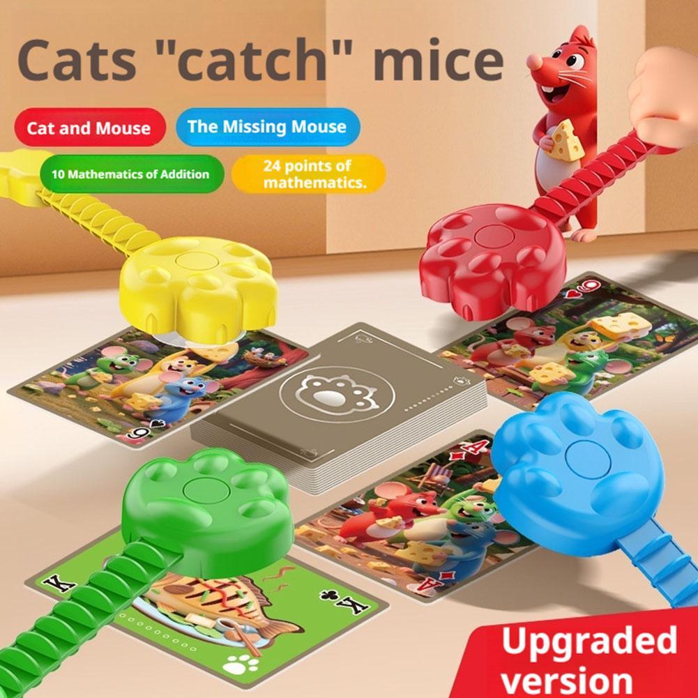 猫とネズミがタロットカードで遊ぶ、戦略性のあるおもちゃ。テー - Board Game Strategi のレビューと価格