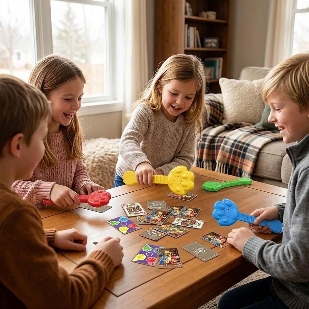 猫とネズミがタロットカードで遊ぶ、戦略性のあるおもちゃ。テー - Board Game Strategi のレビューと価格